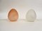 White Glass Egg-Shaped Table Light, 1970s, Image 9