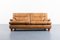 Mid-Century Mexico 2-Seater Leather Sofa by Arne Norell for Aneby 1