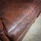 Vintage Leather Wingback Armchair with Nails 6