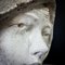 Art Nouveau Brocante Concrete Bust Woman, Image 5