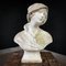 Busto Art Nouveau Brocante in cemento, Immagine 1