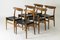 Chaises de Salle à Manger W2 Mid-Century par Hans J. Wegner, 1960s, Set de 6 2