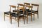 Mid-Century W2 Dining Chairs by Hans J. Wegner, 1960s, Set of 6 2