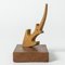 Scultura moderna in teak di Johnny Mattsson, Scandinavia, anni '50, Immagine 3