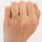 18 Karat Gold Navette Ring mit Diamanten, 1970er 11