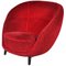 Fauteuil Rouge, Italie, 1950s 1