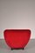 Fauteuil Rouge, Italie, 1950s 9