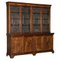 Large Antique Library Bookcase Display Cabinet with Adjustable Shelves 1