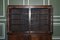 Large Antique Library Bookcase Display Cabinet with Adjustable Shelves 5