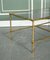 Hollywood Regency Golden Bamboo Coffee and Side Tables, Set of 3 8
