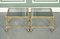 Hollywood Regency Golden Bamboo Coffee and Side Tables, Set of 3, Image 7