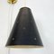 Minimalistische Verstellbare Messing Wandlampe, Italien, 1960er 8