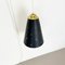 Lampada da parete minimalista regolabile in ottone, Italia, anni '60, Immagine 5
