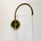 Minimalist Adjustable Brass Wall Hanging Light, Italy, 1960s 6