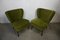Green Cocktail Chairs, 1950s, Set of 2 1