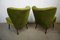 Green Cocktail Chairs, 1950s, Set of 2 4