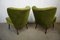 Green Cocktail Chairs, 1950s, Set of 2, Image 4