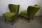 Green Cocktail Chairs, 1950s, Set of 2 3