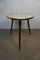 Kidney Table with Patterned Glass Top, 1950s, Image 6