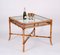 Italienischer Mid-Century Tisch aus Bambus mit Glasplatte von Vivai Del Sud, 1960 16