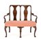 Queen Anne Double Armchair Settee in Mahogany, 1880s, Image 1