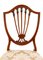 Hepplewhite Mahogany Dining Chairs, Set of 8 16