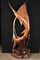 French Artist, Large Hand Carved Marlin Fish, Wood 14