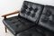 Vintage Black Leather 3-Seater Sofa, Image 5