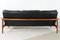 Vintage Black Leather 3-Seater Sofa, Image 9