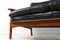 Vintage Black Leather 3-Seater Sofa 6