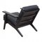GE-290 Chair with Black Bison Leather by Hans J. Wegner for Getama 4