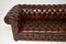 Antike Chesterfield Ledersofas, 1950er, 2er Set 5