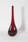 Drop Vase in Red and Green Murano Glass, 1950s 8