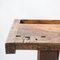 Industrial Brown Carpenter Worktable, 1940s, Image 13