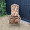 Voltaire Chair with Carved Ridge 12