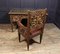 Antique Italian Desk and Chair, 1920s, Image 2