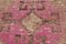Tappeto Kilim vintage in lana rosa, Turchia, Immagine 5