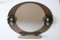Italian Illuminated Oval Vanity Mirror in Smoked Glass, 1970 7
