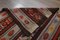 Vintage Turkish Striped Kilim Oushak Rug, Image 8