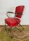 Red Armchair with Chrome Frame, 1960s 7