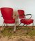 Red Armchair with Chrome Frame, 1960s 4
