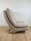 Vintage Lounge Chair in Beige Fabric 7