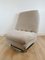 Vintage Lounge Chair in Beige Fabric 1