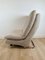 Vintage Lounge Chair in Beige Fabric 9