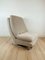 Vintage Lounge Chair in Beige Fabric 5