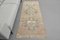 Vintage Turkish Distressed Wool Runner Rug 1