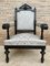 Alphonsine Armchairs in Ebonized Wood, 1900, Set of 3, Image 14