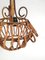 Lámpara colgante de bambú, años 60, Imagen 3