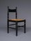 Italian Dining Chairs with Rush Seats, 1960s, Set of 4, Image 4