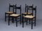 Italian Dining Chairs with Rush Seats, 1960s, Set of 4 19